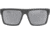 Leupold Becnara Sunglasses, Matte Black/Gloss Black Frame, Square Shadow Gray Flash Lens, Polarized, Regular-Wide, 179102