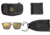Leupold Bridger Sunglasses, Matte Tortoise Frame, Bronze Mirror Lens, 182673