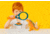 Levenhuk LabZZ MG3 Magnifier with Compass, Blue/Yellow, Small, 70812