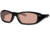 Liberty Sport Suns RIDER DRY EYE Protective Eyewear Shiny Black Frame,Rose Amber Lens, Unisex RIDERDSHBK6017130DSL