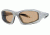 Liberty Sport Suns TORQUE 1 Protective Eyewear Shiny Silver Frame,Brown Bronze Lens, Unisex RS-TQ1SHSI6017130BBM