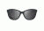 Maui Jim Canna Polarized Cat Eye  Sunglasses,Black with Crystal,Neutral Grey Lens GS769-02K