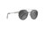 Maui Jim Even Keel Polarized Round Sunglasses, Gunmetal / Translucent Matte Grey Frame, Neutral Grey Lens, Gunmetal / Translucent Matte Grey GS534-02D