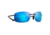 Maui Jim Kumu Polarized Rimless  Sunglasses,Gloss Black,Blue Hawaii Lens B724-02