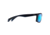 Maui Jim Puhi Polarized Square Sunglasses, Translucent Navy Blue Frame, Blue Hawaii Lens, Translucent Navy Blue B785-08A