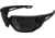 Mechanix Wear Vision Type-X Safety Glasses, Black Frame with Smoke Lens, One Size, VXF-20AF-BU