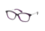 Michael Kors AMBROSINE MK4035 Single Vision Prescription Eyeglasses, 53mm, Transparent Purple, MK4035-3222-53-SV