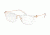 Michael Kors CAPTIVA MK4054 Prescription Eyeglasses, 52mm, Crystal Clear, MK4054-3105-52-SV