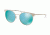Michael Kors GRAYTON MK1030 Prescription Sunglasses, 52mm, Shiny Silver - Tone, MK1030-113725-52-SV