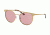 Michael Kors GRAYTON MK1030 Prescription Sunglasses MK1030-116884-52 - Lens Diameter 52 mm, Frame Color Shiny Pale Gold - Tone