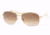 Miu Miu MU 58HS Sunglasses Styles Shiny Gold Frame / Brown Gradient Lenses, 5AK3W1-5814