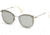 Moncler ML0045 Sunglasses - Matte Palladium Frame Color, Smoke Mirror Lens Color