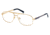 Mont Blanc MB0431 Eyeglass Frames - Matte Blue Frame Color