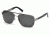 Mont Blanc MB463S Sunglasses - Shiny Light Ruthenium Frame Color, Smoke Lens Color