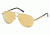 Mont Blanc MB517S Sunglasses - Shiny Endura Gold Frame Color, Smoke Mirror Lens Color