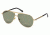 Mont Blanc MB517S Sunglasses - Shiny Rose Gold Frame Color, Green Polarized Lens Color