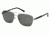 Mont Blanc MB589S Sunglasses - Shiny Light Ruthenium Frame Color, Smoke Lens Color