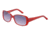 Morgan 207158 Sunglasses, Red Frame, Aubergine Gradient Lens-207158-6592