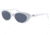 Morgan No. 207137 Sunglasses - White Frame and Grey Lens 207137-6072