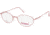 National NA0010 Eyeglass Frames - Shiny Pink Frame Color