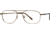 National NA0077 Eyeglass Frames - Shiny Dark Brown Frame Color