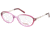 National NA0307 Eyeglass Frames - Shiny Bordeaux Frame Color