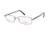 National NA0316 Eyeglass Frames - Shiny Dark Brown Frame Color