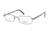 National NA0316 Eyeglass Frames - Shiny Gun Metal Frame Color