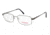 National NA0322 Eyeglass Frames - Shiny Gun Metal Frame Color