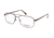 National NA0326 Eyeglass Frames - Shiny Dark Brown Frame Color