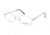 National NA0328 Eyeglass Frames - Shiny Gun Metal Frame Color