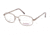 National NA0328 Eyeglass Frames - Shiny Light Brown Frame Color