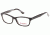 National NA0338 Eyeglass Frames - Black / White Frame Color