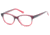 National NA0339 Eyeglass Frames - Red Frame Color