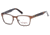 National NA0346 Eyeglass Frames - Matte Dark Brown Frame Color