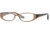 Nicole Miller Collection NL Demure SENL DEMU00 Single Vision Prescription Eyewear - Nutmeg SENL DEMU005140 BN