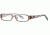Nicole Miller Edgy SENM EDGY00 Progressive Prescription Eyeglasses - Brown Web SENM EDGY005135 BN