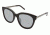 Nicole Miller Roosevelt Sunglasses - Frame Black/Gunmetal, Lens Color Dark Grey Mirror, Size 51/21mm NMROOSEVELT01