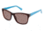Nicole Miller Waterside Sunglasses - Frame BROWN HORN/BLUE, Lens Color Dark Brown, Size 56/17mm NMWATERSIDE02