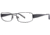 Nina Ricci NR2259F Progressive Prescription Eyeglasses - Frame Black, Size 54/16mm NR2259F01