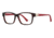 Nina Ricci NR2731 Single Vision Prescription Eyeglasses - Frame Tortoise/Red, Size 52/14mm NR2731F03