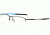 Oakley Barrelhouse 0.5 Progressive Prescription Eyeglasses, Pewter/Sky Blue Frame, OX3174-0653PR