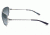 Oakley Conquest Sunglasses Polished Chrome/Blue Moss Frame, Grey Gradient Polarized Lens-OO4101-06