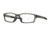 Oakley CROSSLINK PITCH ASIA FIT OX8041 Bifocal Prescription Eyeglasses 804102-56 - Grey Smoke Frame, Clear Lenses