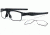 Oakley Crosslink Switch Eyeglasses - Satin Black/Satin Black Frame OX3128-0153