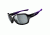 Oakley Drizzle Sunglasses, Polished Black+Iris Metallic Frame, Grey Lens OO9159-01