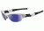 Oakley Flak Jacket Polished White Frame w/ Deep Blue Polarized Lenses Sunglasses 24-017