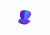 Oakley Frogskins Replacement Lenses, Violet Iridium, ROO9013CB 43-430