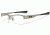 Oakley Gasser 0.5 Eyeglasses, Tumbled Chrome, 52mm OX5088-0552
