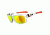 Oakley Jupiter Squared Sunglasses, Matte Clear Frame, Fire Iridium Lens OO9135-03